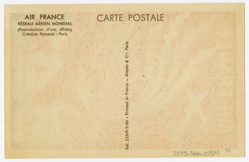 Image: postcard: Air France