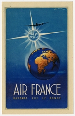 Image: postcard: Air France