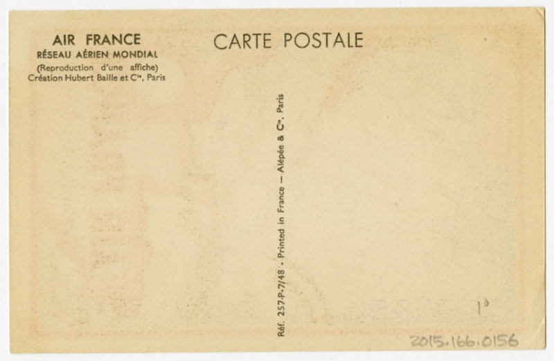 Image: postcard: Air France