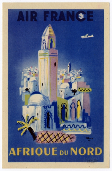 Image: postcard: Air France