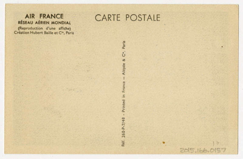 Image: postcard: Air France