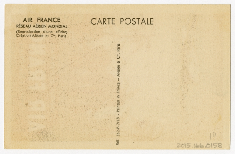 Image: postcard: Air France