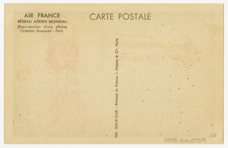 Image: postcard: Air France