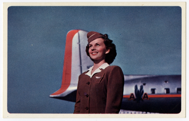 Image: postcard: American Airlines