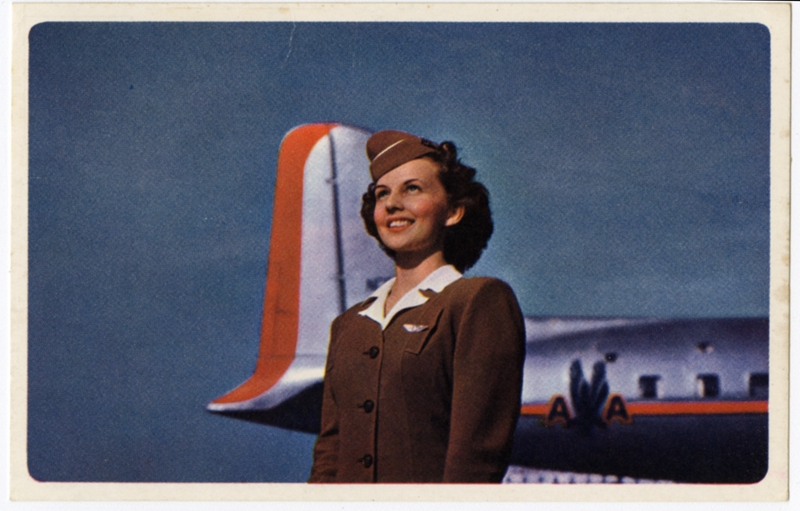 Image: postcard: American Airlines