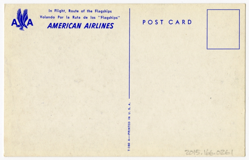 Image: postcard: American Airlines