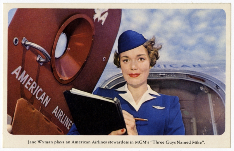 Image: postcard: American Airlines