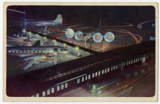 Image: postcard: American Airlines, Douglas DC-6, Convair