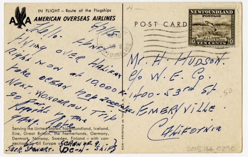 Image: postcard: American Airlines