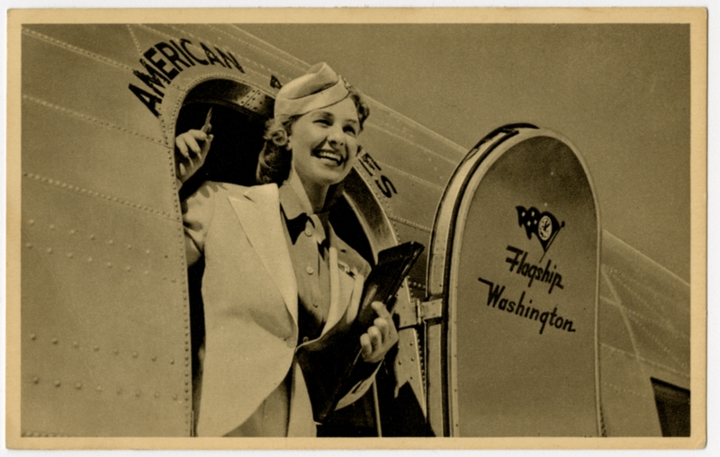 Image: postcard: American Airlines