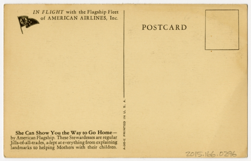 Image: postcard: American Airlines