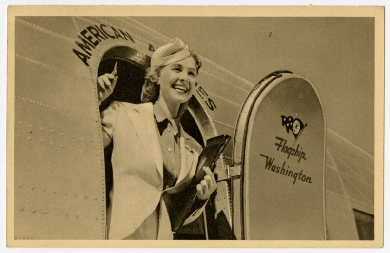 Image: postcard: American Airlines