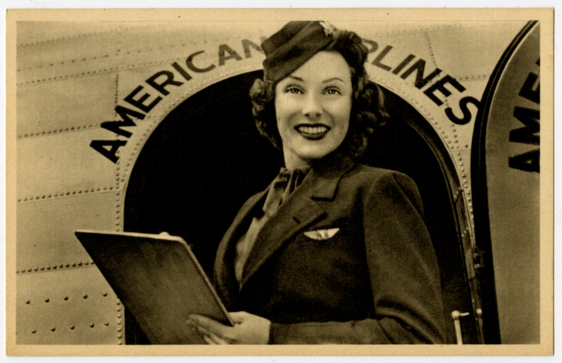 Image: postcard: American Airlines