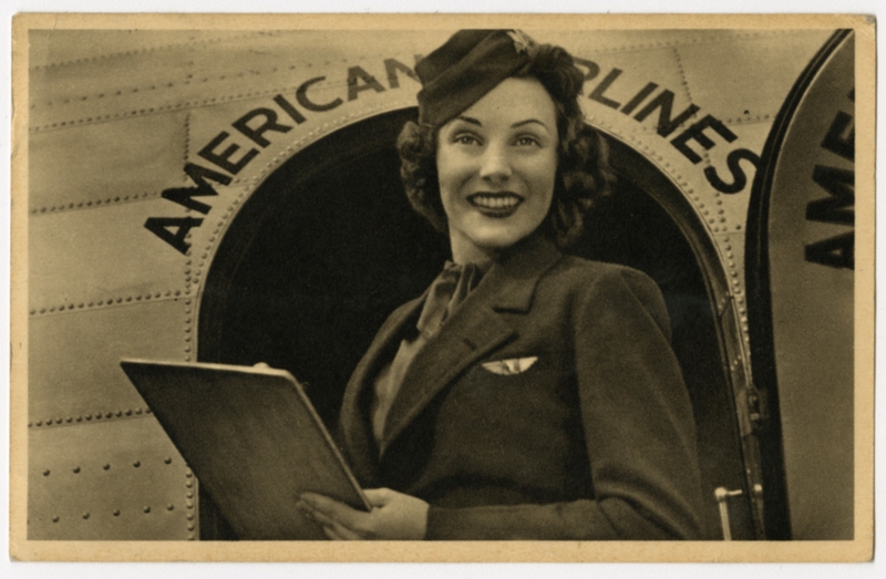 Image: postcard: American Airlines