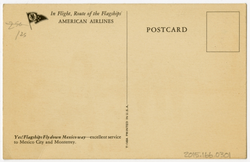 Image: postcard: American Airlines, Douglas DC-3