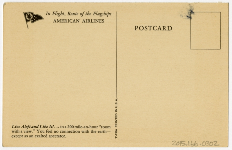 Image: postcard: American Airlines