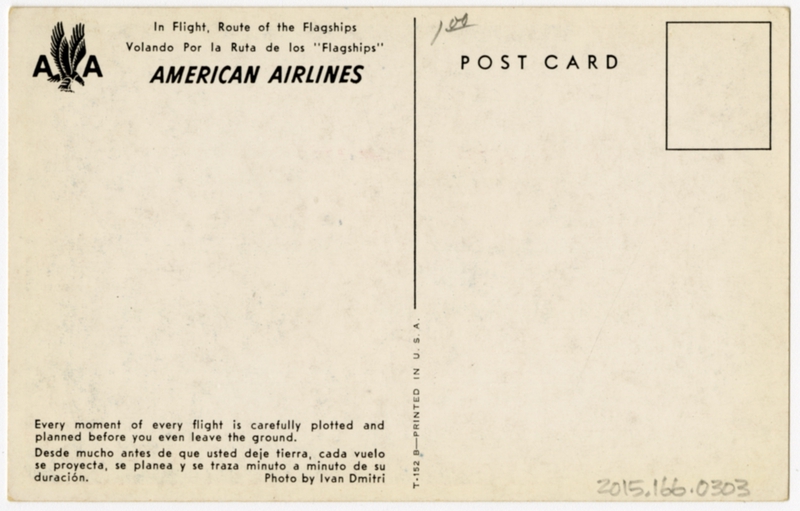 Image: postcard: American Airlines, Douglas DC-3
