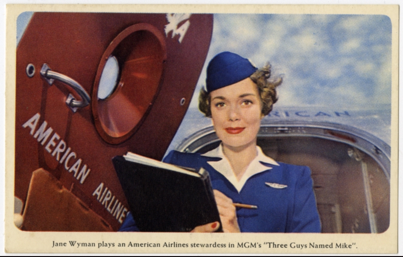 Image: postcard: American Airlines