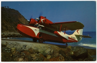 Image: postcard: Catalina Channel Air Lines, Grumman Goose