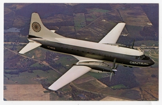 Image: postcard: Central Airlines, Dart 600 (Convair 600)