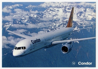 Image: postcard: Condor, Boeing 757-200