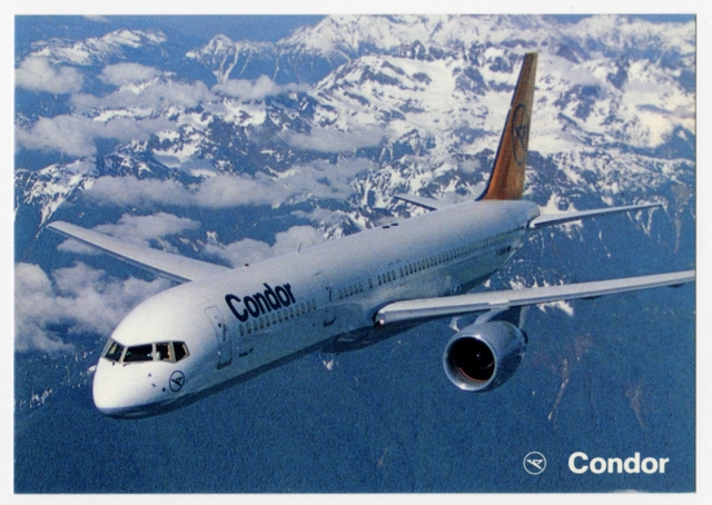 Postcard: Condor, Boeing 757-200