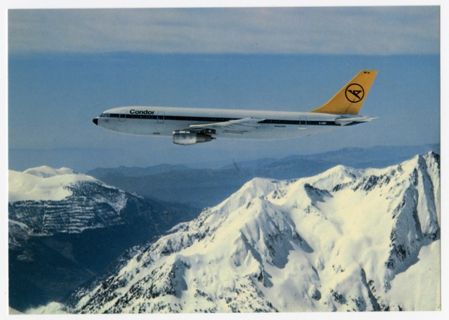 Postcard: Condor, Airbus A300