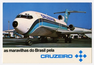 Image: postcard: Cruzeiro, Boeing 727