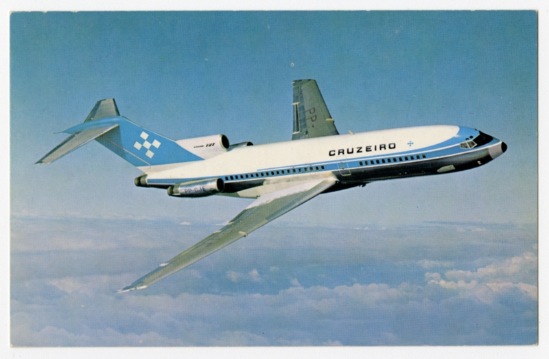 Image: postcard: Cruzeiro, Boeing 727