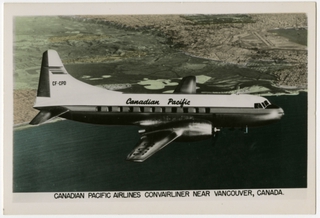 Image: postcard: Canadian Pacific Airlines, Convair 240