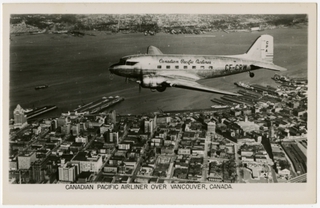 Image: postcard: Canadian Pacific Airlines, Convair 240