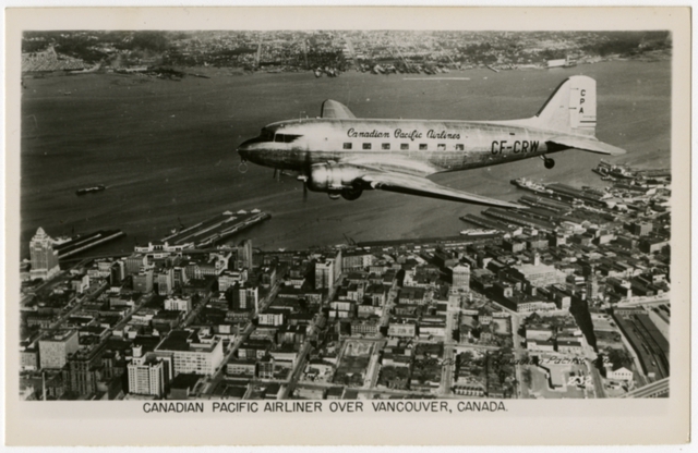 Postcard: Canadian Pacific Airlines, Convair 240