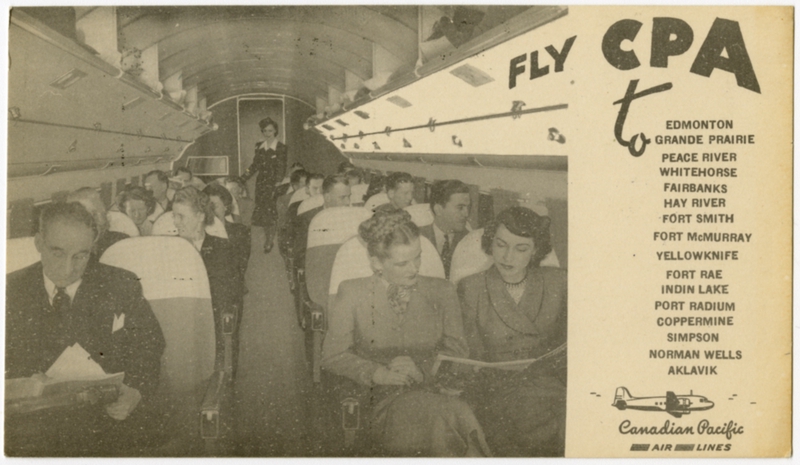 Image: postcard: Canadian Pacific Air Lines