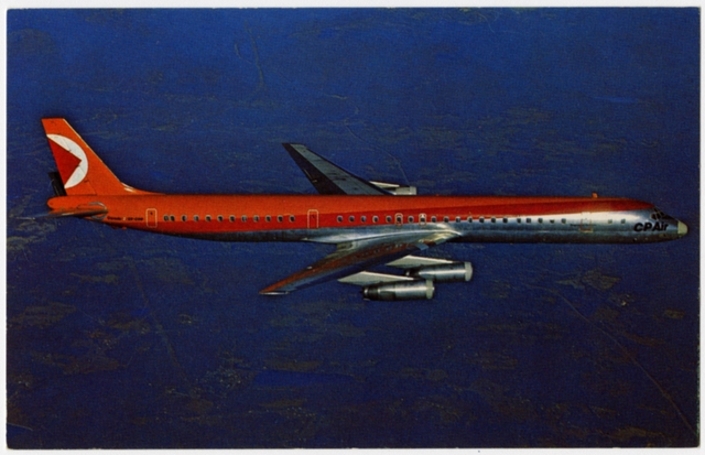 Postcard: CP Air, Douglas DC-8