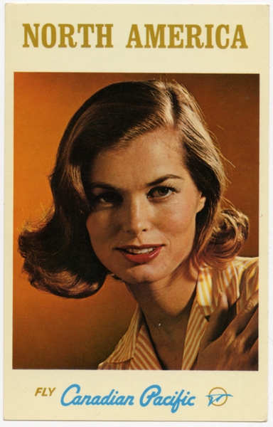 Image: postcard: Canadian Pacific Airlines 