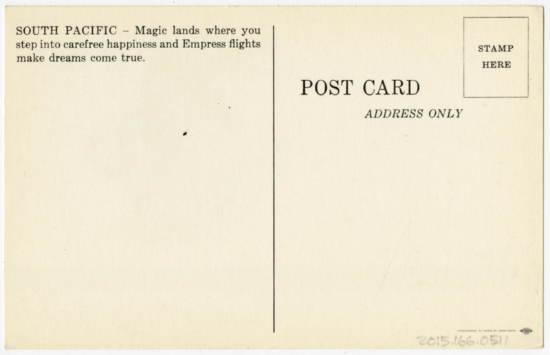 Image: postcard: Canadian Pacific Airlines 