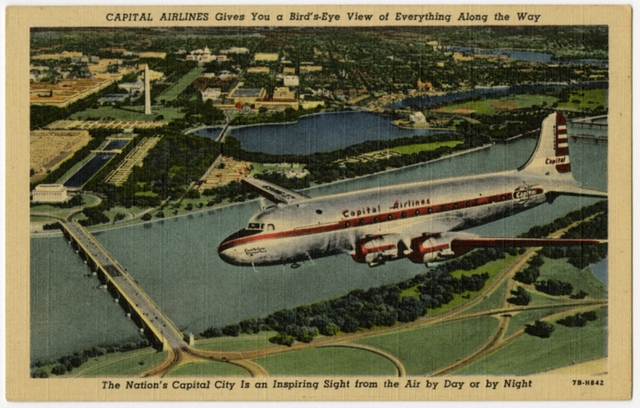 Postcard: Capital Airlines