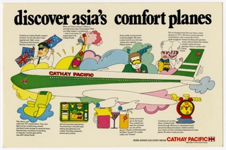 Image: postcard: Cathay Pacific Airways