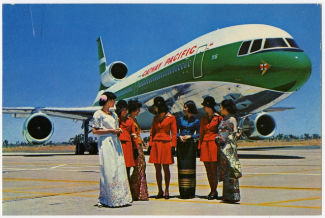 Postcard: Cathay Pacific Airways, Lockheed L-1011 TriStar