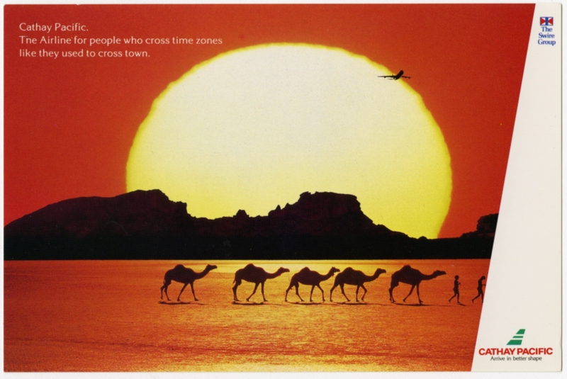 Image: postcard: Cathay Pacific Airways