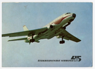 Image: postcard: Ceskoslovenske Aerolinie