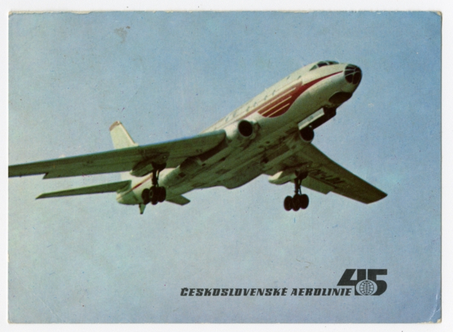 Postcard: Československé Aerolinie