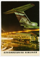 Image: postcard: Czechoslovak Airlines