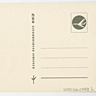 Image #2: postcard set: Czechoslovak Airlines