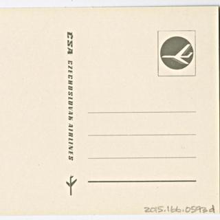 Image #5: postcard set: Czechoslovak Airlines