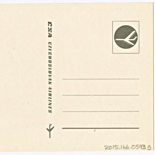 Image #8: postcard set: Czechoslovak Airlines