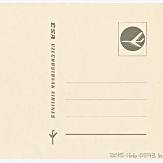 Image #3: postcard set: Czechoslovak Airlines