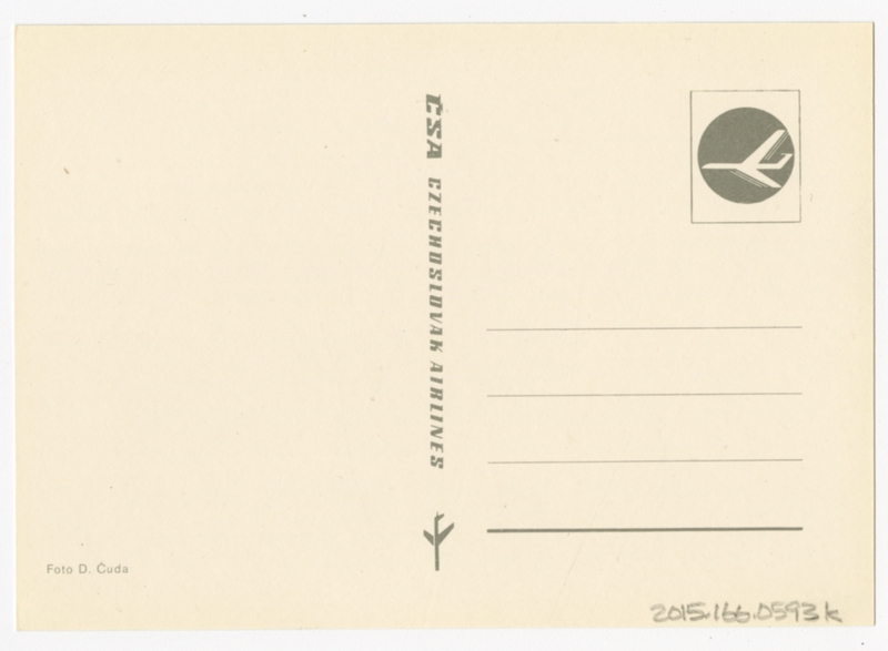Image: postcard set: Czechoslovak Airlines