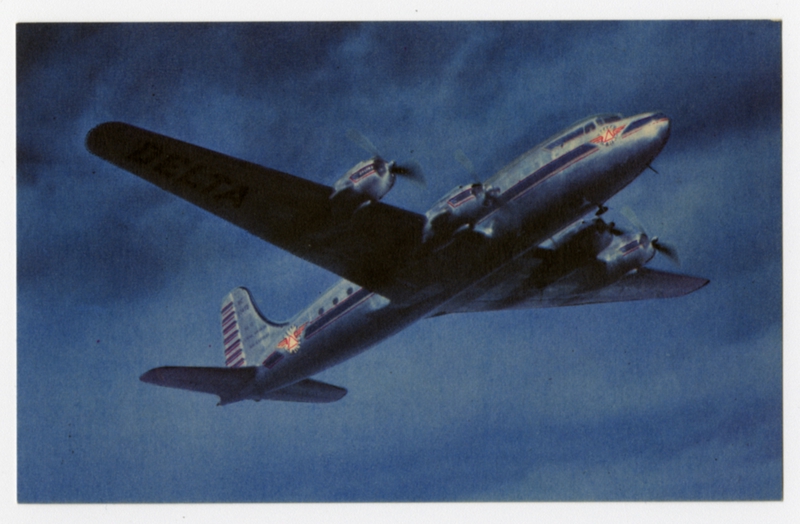 Image: postcard: Delta Air Lines