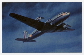 Image: postcard: Delta Air Lines